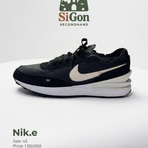 Giày Nike Waffle One Black White - Size 43 - 90%