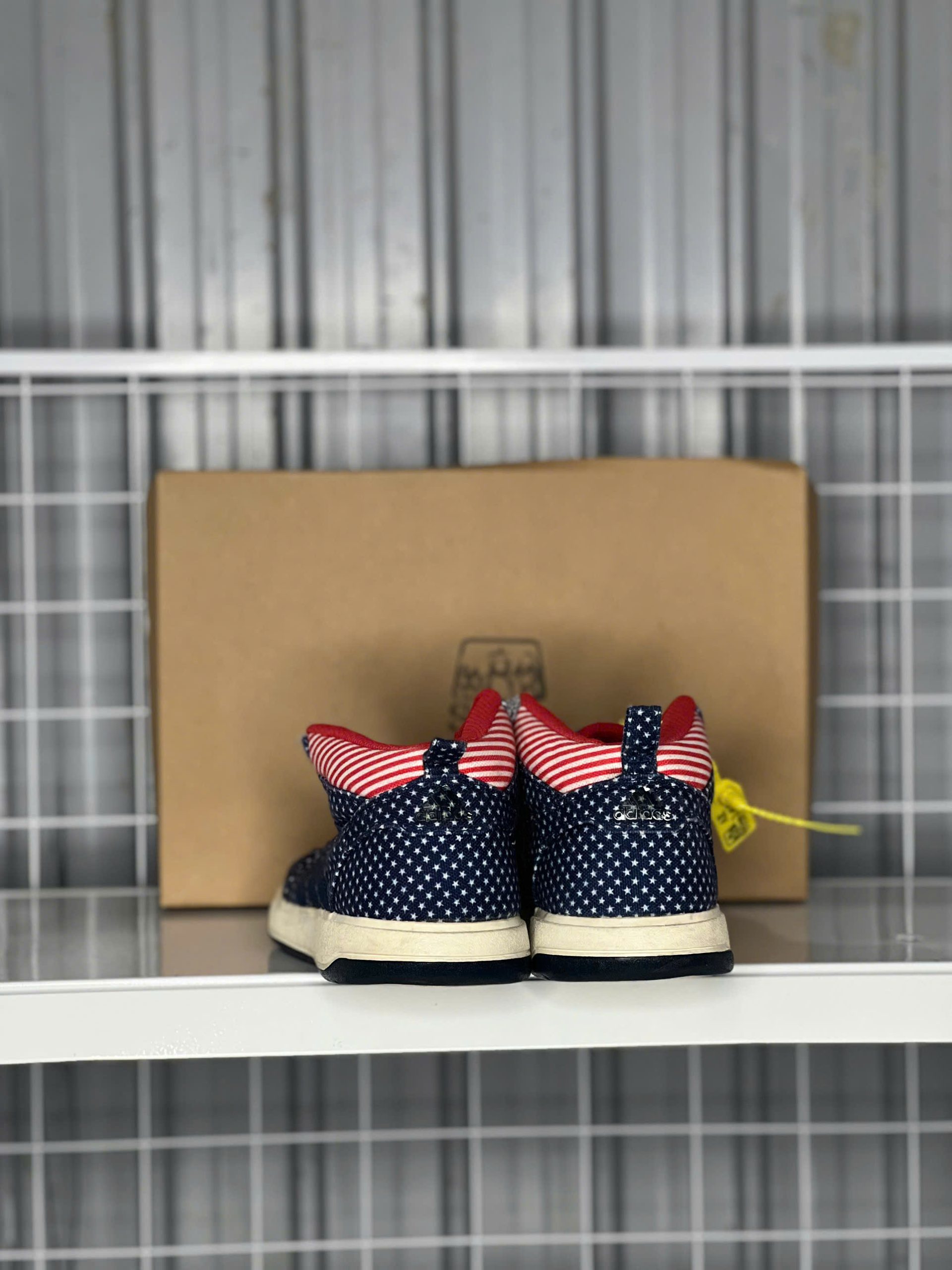 Adidas Mis Court "USA Stars & Stripes" - Size 42 - Mới 90% - Ảnh 4