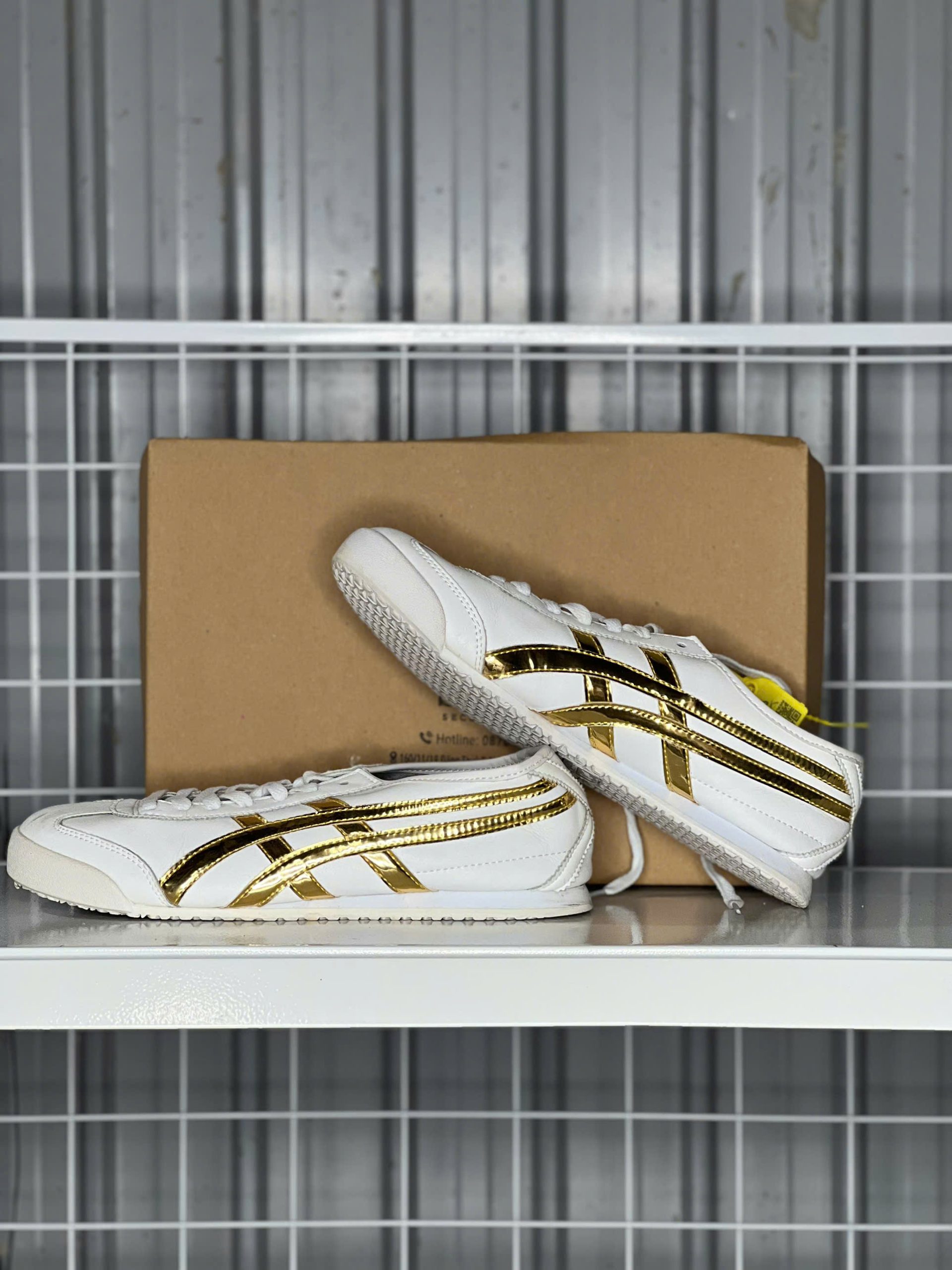 Onitsuka Tiger Mexico 66 “Gold White” - Size 42 - Mới 98% - Ảnh 2