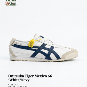 Onitsuka Tiger Mexico 66 “White Navy” - Size 42 - Mới 98%
