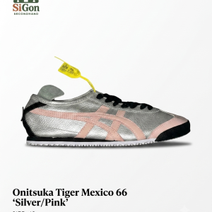 Onitsuka Tiger Mexico 66 “Silver Pink” - Size 42 - Mới 98%