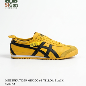 Onitsuka Tiger Mexico 66 “Yellow Black” - Size 42 - Mới 98%