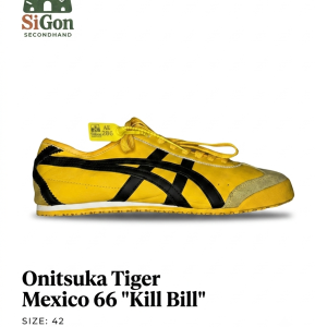 Onitsuka Tiger Mexico 66 “Yellow Black” - Size 42 - Mới 98%