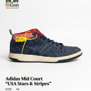 Adidas Mis Court "USA Stars & Stripes" - Size 42 - Mới 90%