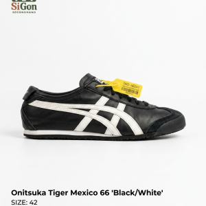 Onitsuka Tiger Mexico 66 “Black/White”- Size 42 - Mới 98%