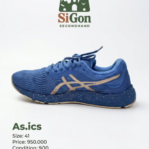 Asics Gel-Cumulus 22 Blue Gold - Size 41 - Độ mới 90%