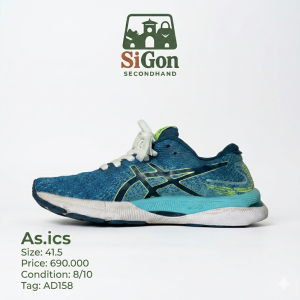 Asics Gel-Kayano 28 Teal Lime - Size 41.5 - Độ mới 80%