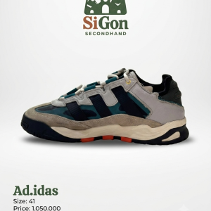 Adidas Supernova Cushion 7 Grey Teal - Size 41 - Độ mới 90%