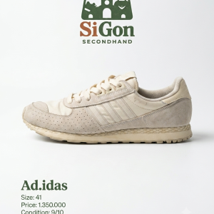 Adidas Forest Grove Off White Cream - Size 41 - Độ mới 90%