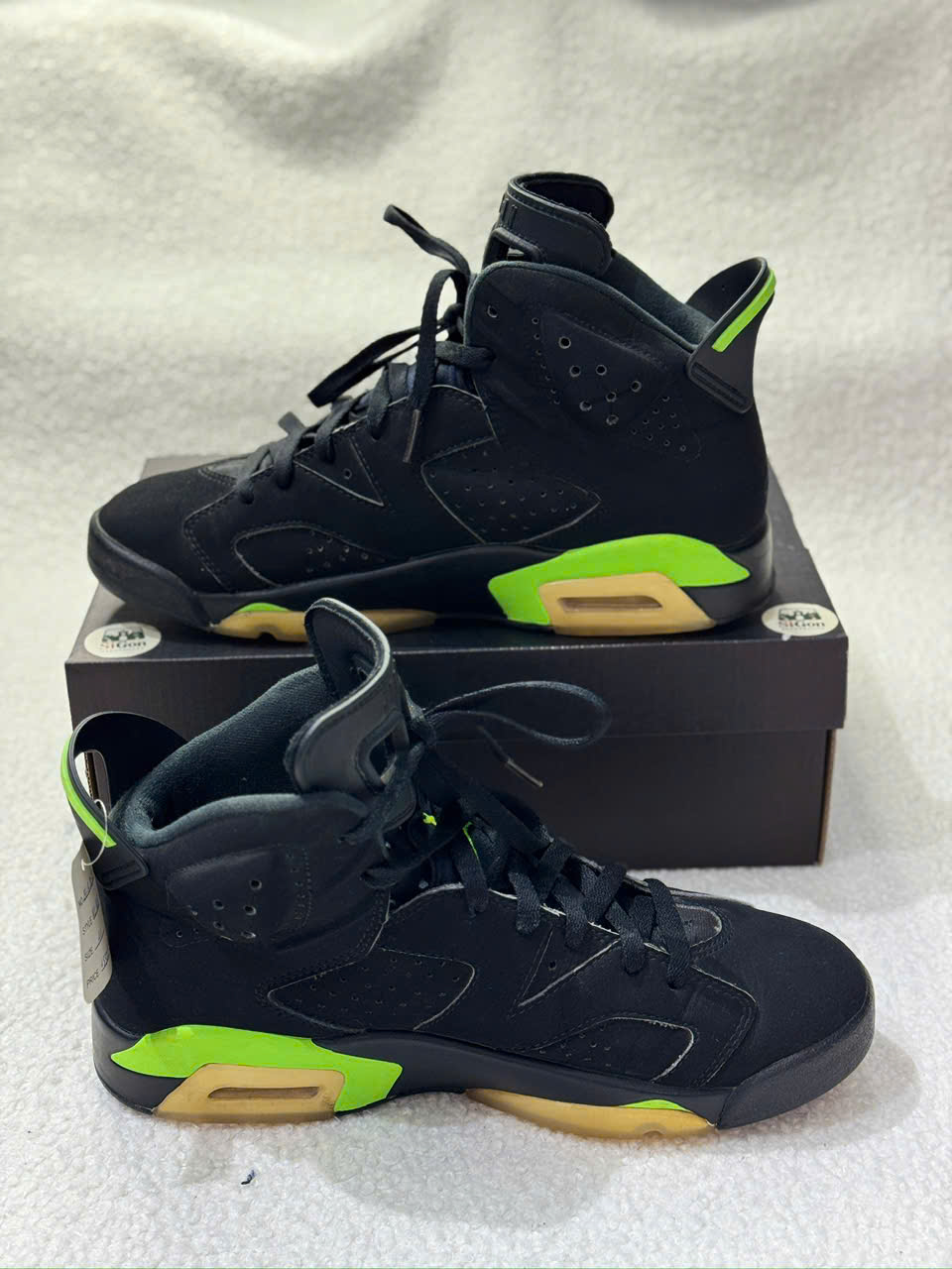 Air Jordan 6 Retro Electric Green - Size 41 - Độ mới 90% - Ảnh 8