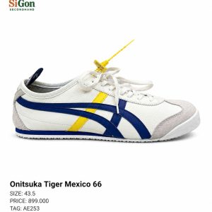 Onitsuka Tiger Mexico 66 “Blue/White” - Size 43.5 - Mới 90%