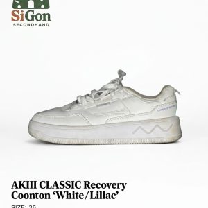 AKIII CLASSIC Recovery Coonton 'White/Lilac' - Size 36 - Độ mới 90%
