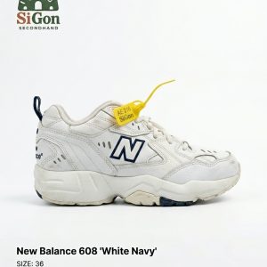 New Balance 608 'White Navy' - Size 36 - Độ mới 90%