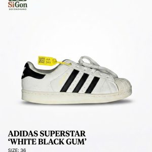 Adidas Superstar ‘White Black Gum’ – Size 36 – Độ mới 85%