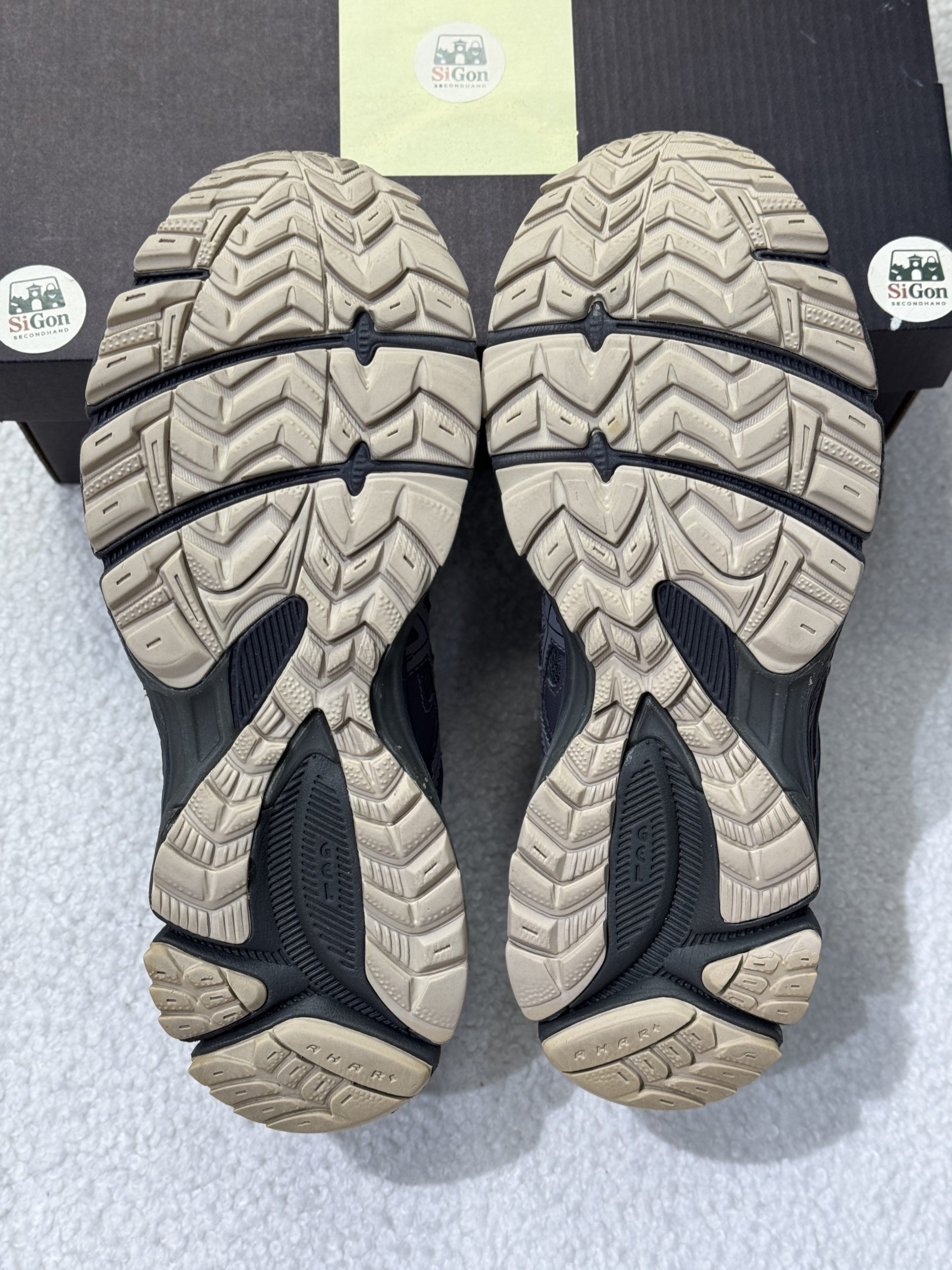 Asics Gel-Kahana 8 Dark Grey Lime - Size 41 - Độ mới 90% - Ảnh 7