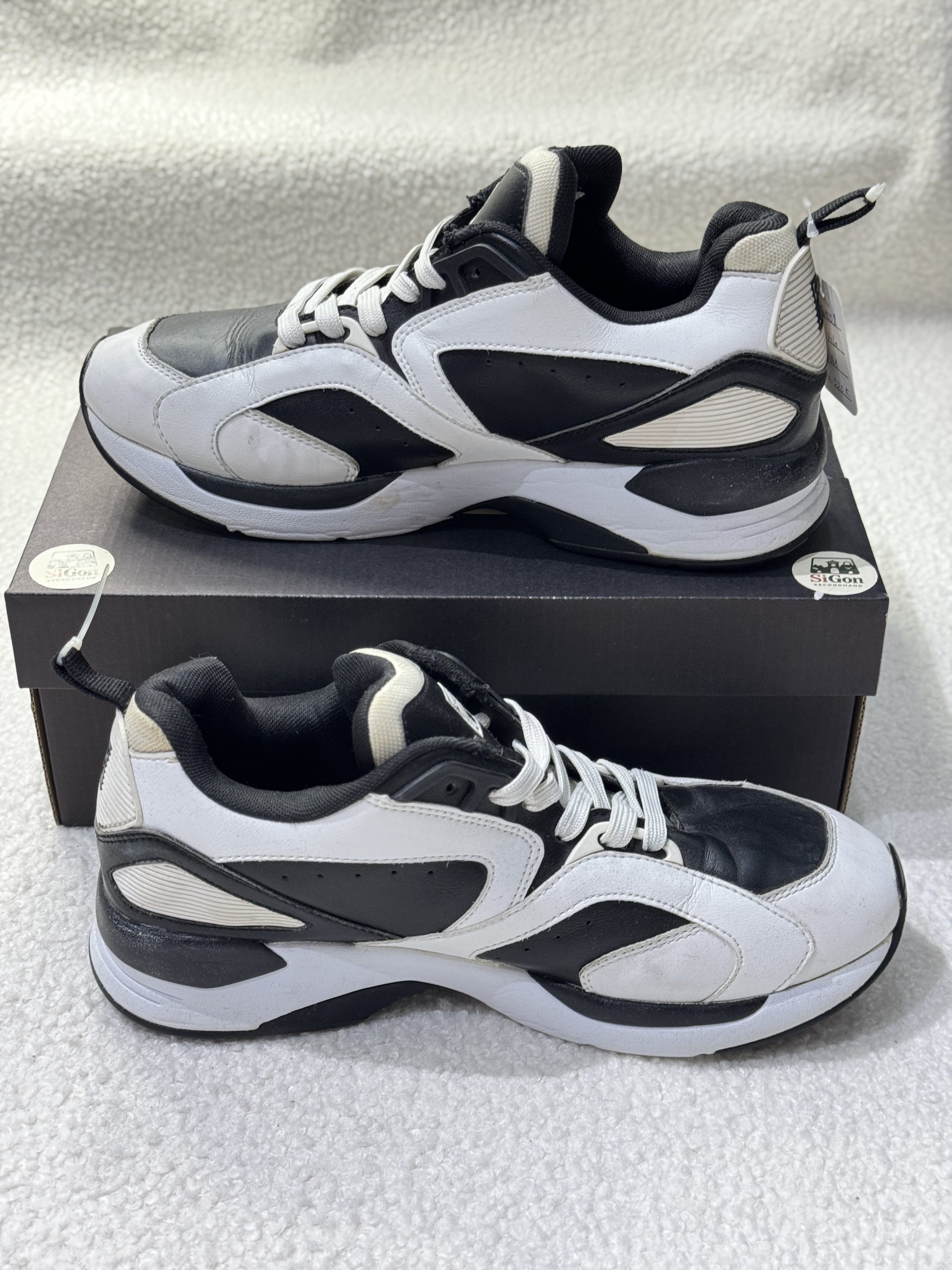 Fila Zagato Black White - Size 41 - Độ mới 90% - Ảnh 6