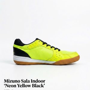 Mizuno Sala Indoor "Neon Yellow/Black" – SIZE 41 - NEW 90%