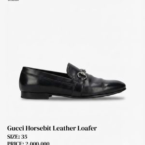 Gucci Horsebit Leather Loafer – SIZE 35 - NEW 90%