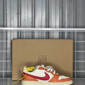 Nike Court Borough Low 'Orange Red' - Size 36 - Độ mới 90%