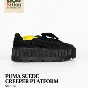 PUMA Suede Creeper Platform ‘Black’ - Size 36 - Độ mới 80%