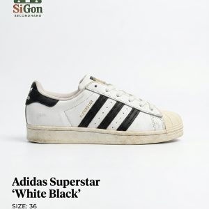Adidas Superstar 'White Black' - Size 36 - Độ mới 90%