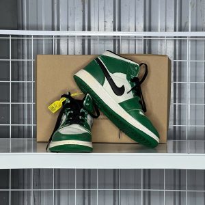 Air Jordan 1 Mid Noble Green - Size 37 - Độ mới 90%