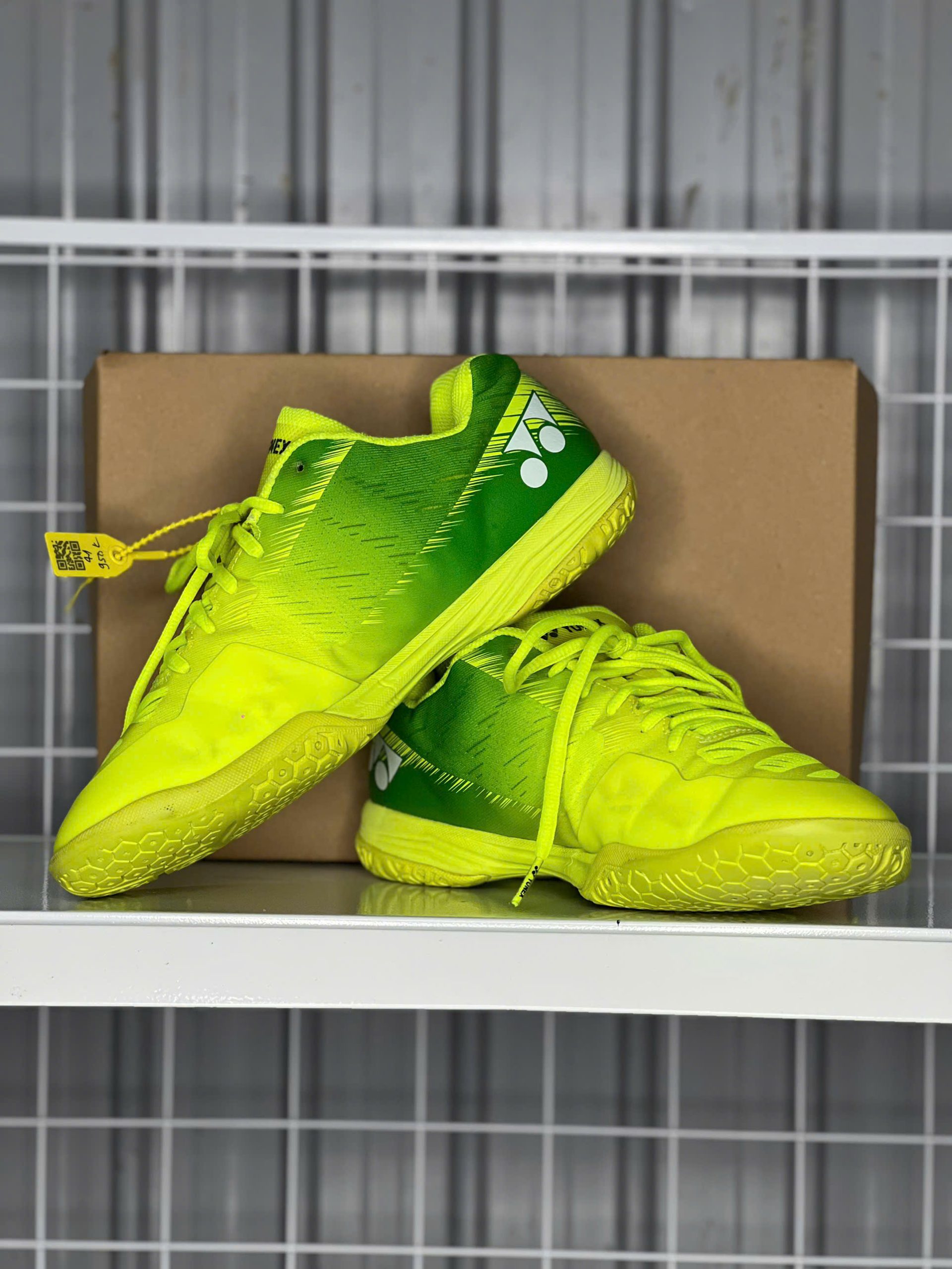 Yonex Power Cushion Aerus 3 Lime Green - Size 41 - Độ mới 95% - Ảnh 2