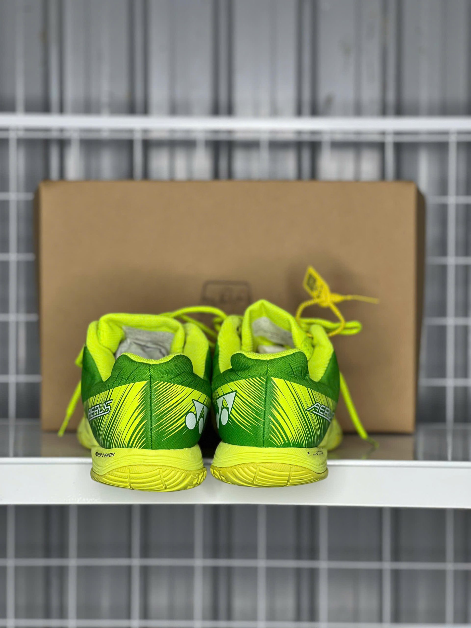 Yonex Power Cushion Aerus 3 Lime Green - Size 41 - Độ mới 95% - Ảnh 4