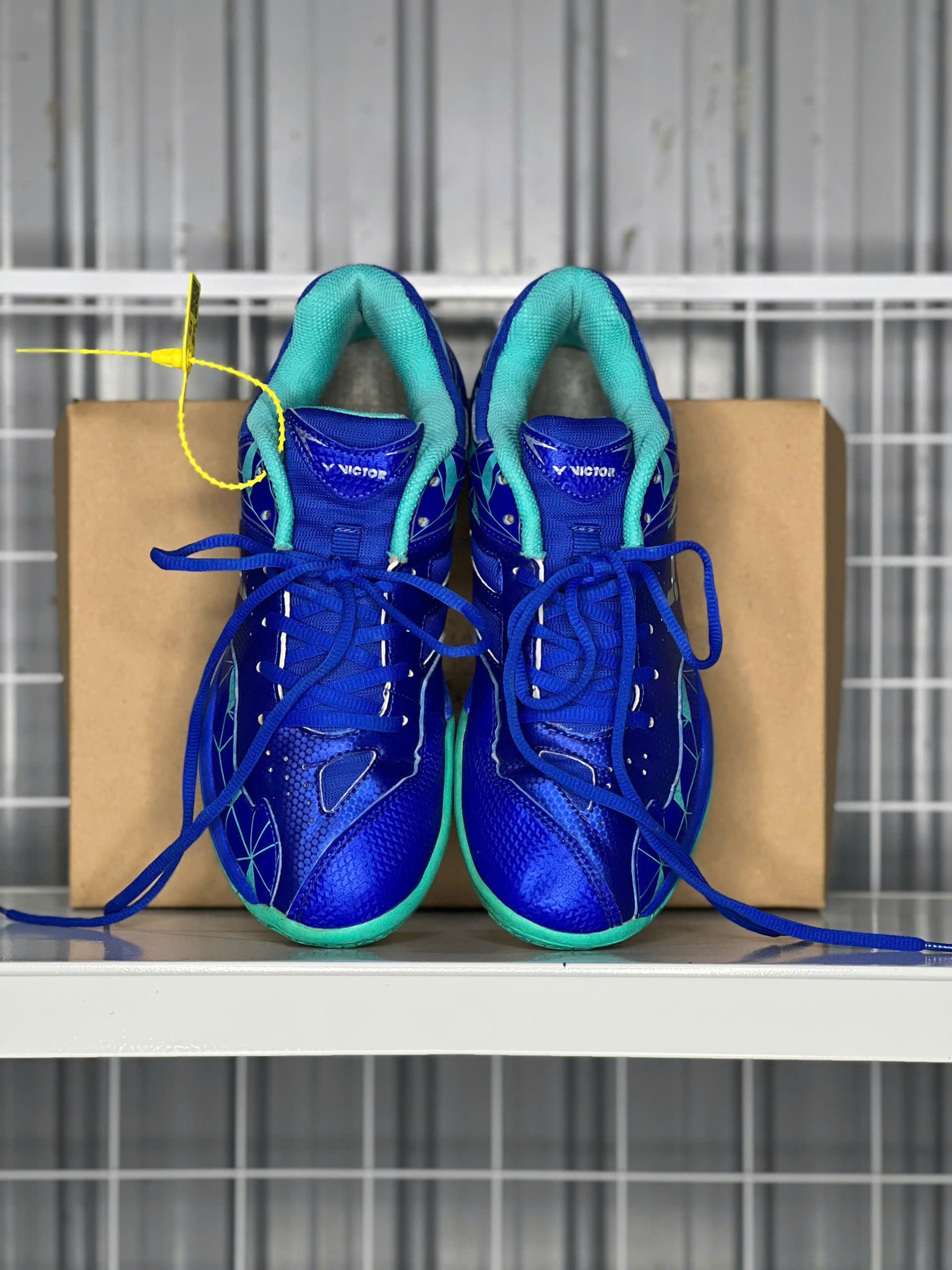 Victor A362 Blue Cyan - Size 41 - Độ mới 95% - Ảnh 3