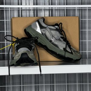 Mizuno Wave Rider 21 Grey Olive Black - Size 42 - Độ mới 95%