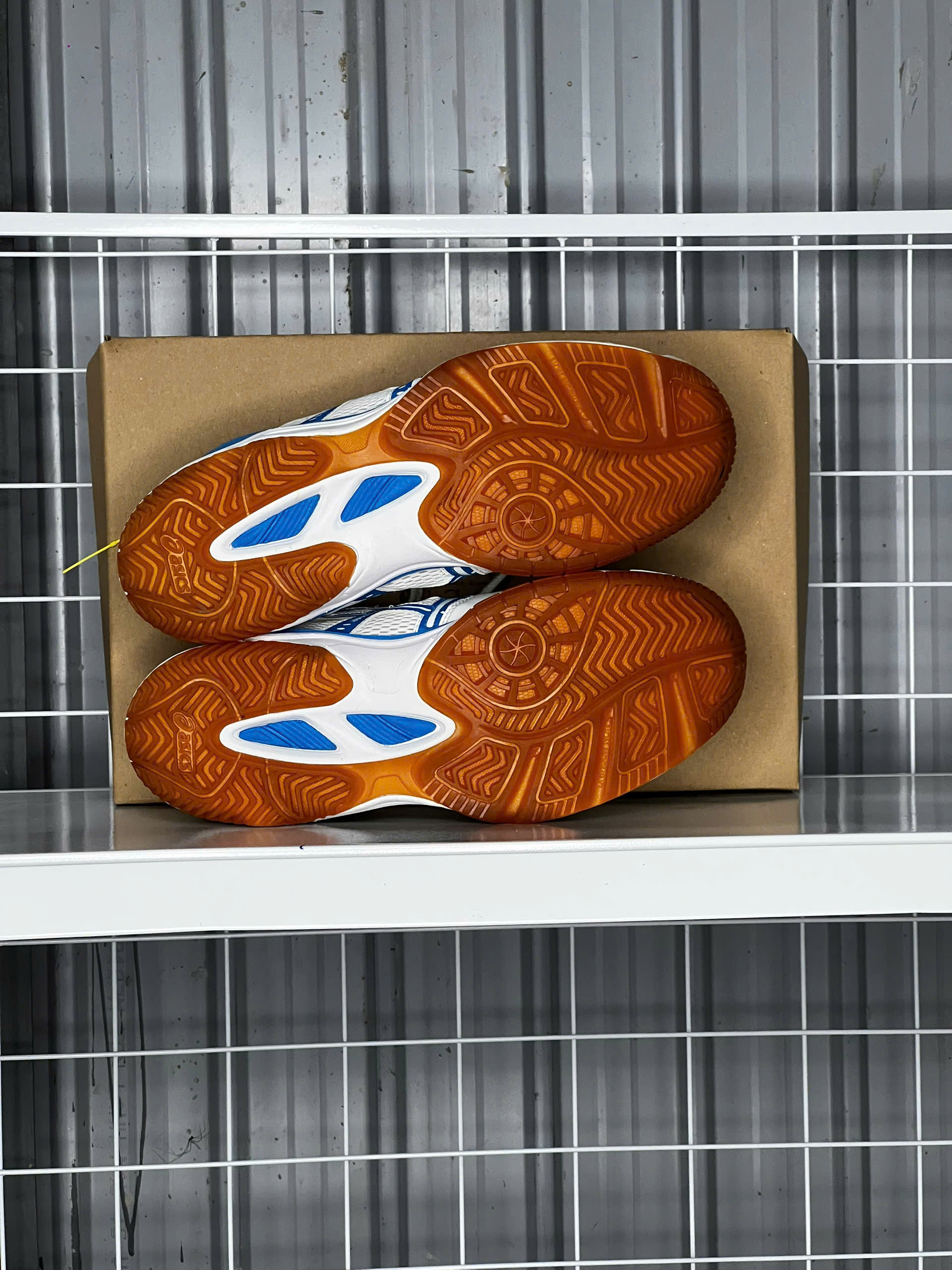 Asics Gel-Rocket White Blue - Size 40.5 - Độ mới 95% - Ảnh 2
