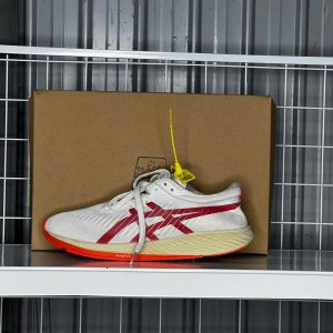 Asics Hyper Speed White Red - Size 42.5 - Độ mới 95%
