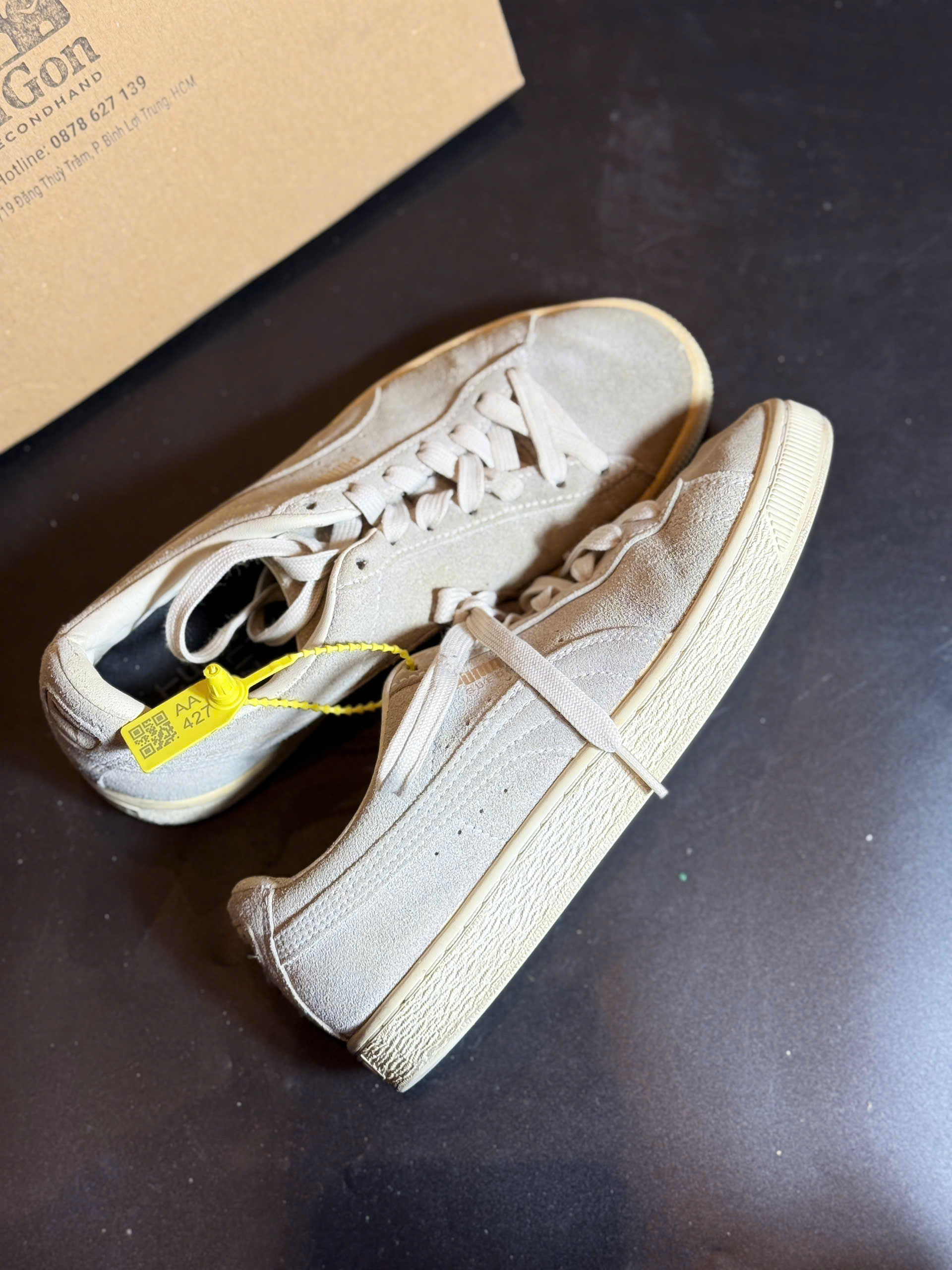 Puma Suede Classic Beige - Size 37 - Độ mới 90% - Ảnh 2