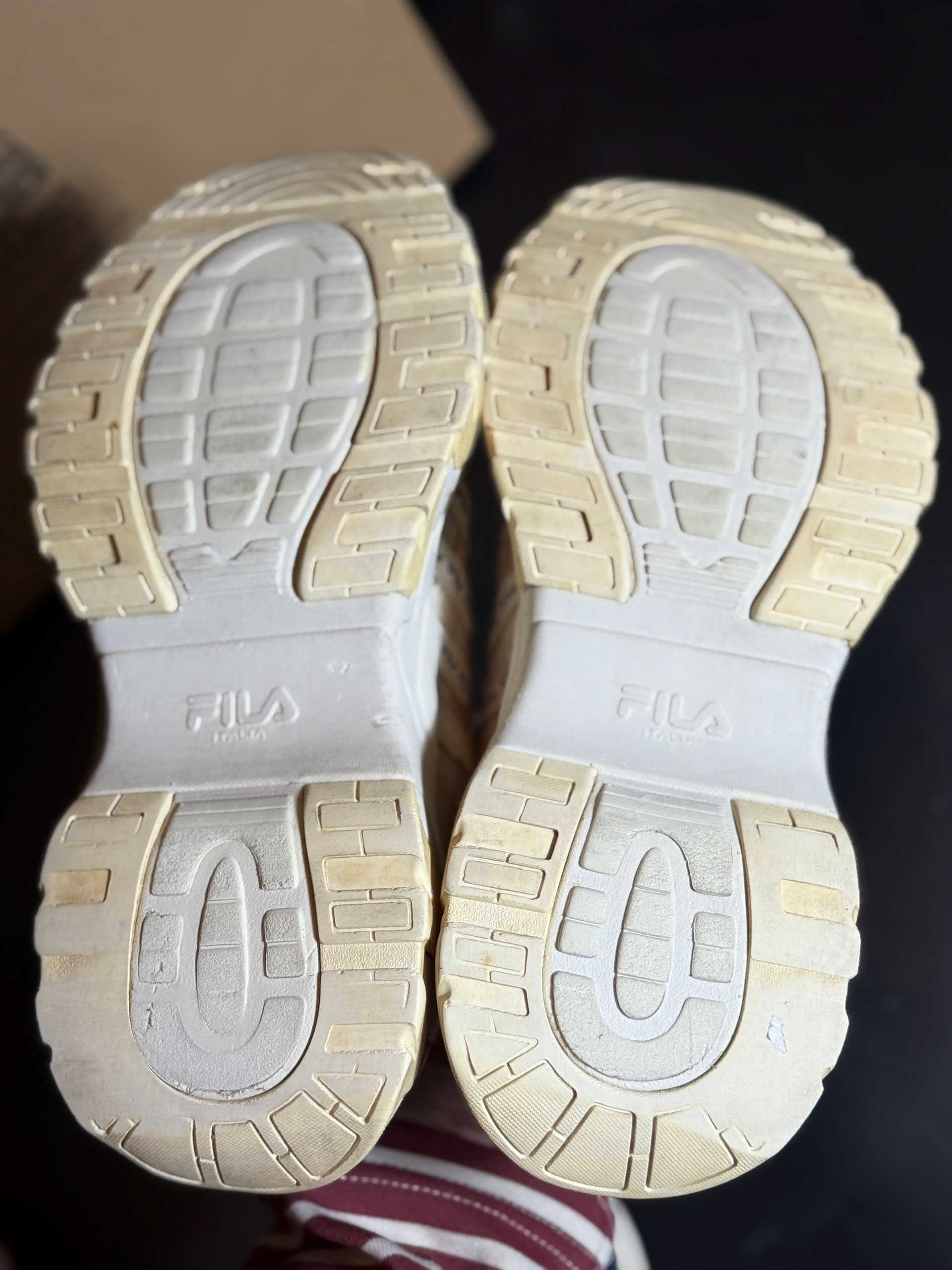 FILA Ray Tracer Pink Cream - Size 37 - Độ mới 90% - Ảnh 2