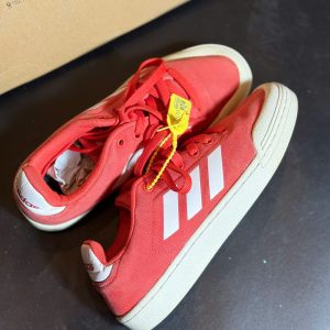 Adidas Courtset Canvas "Red White" - Size 37.5 - Độ mới 90%