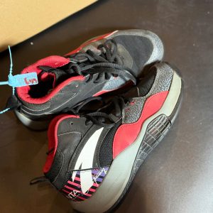 Anta Basketball Mid "Bred / Cement" - Size 37 - Độ mới 90%
