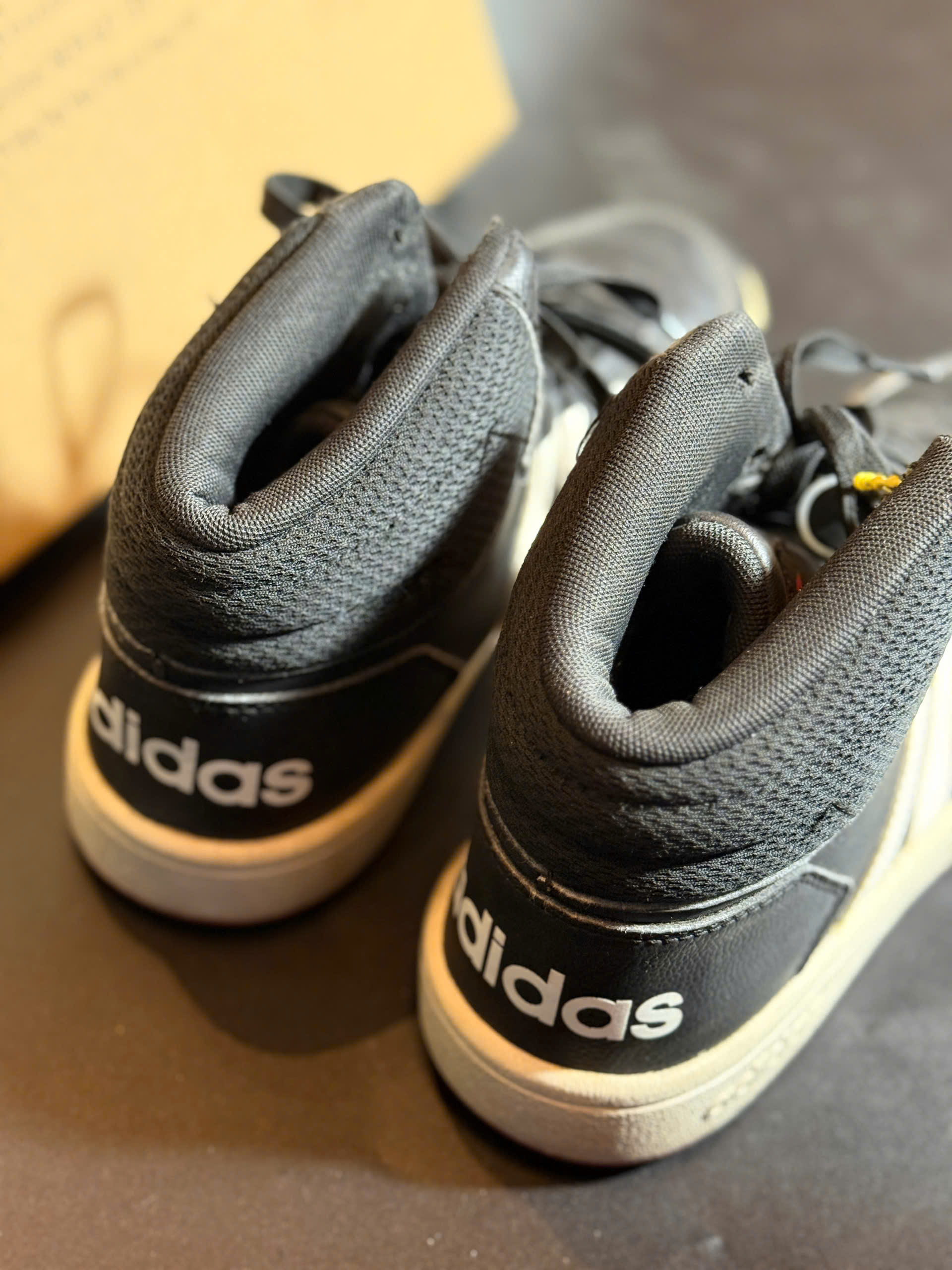 Adidas Hoops Mid "Black White Red" - Size 37 - Độ mới 90% - Ảnh 3
