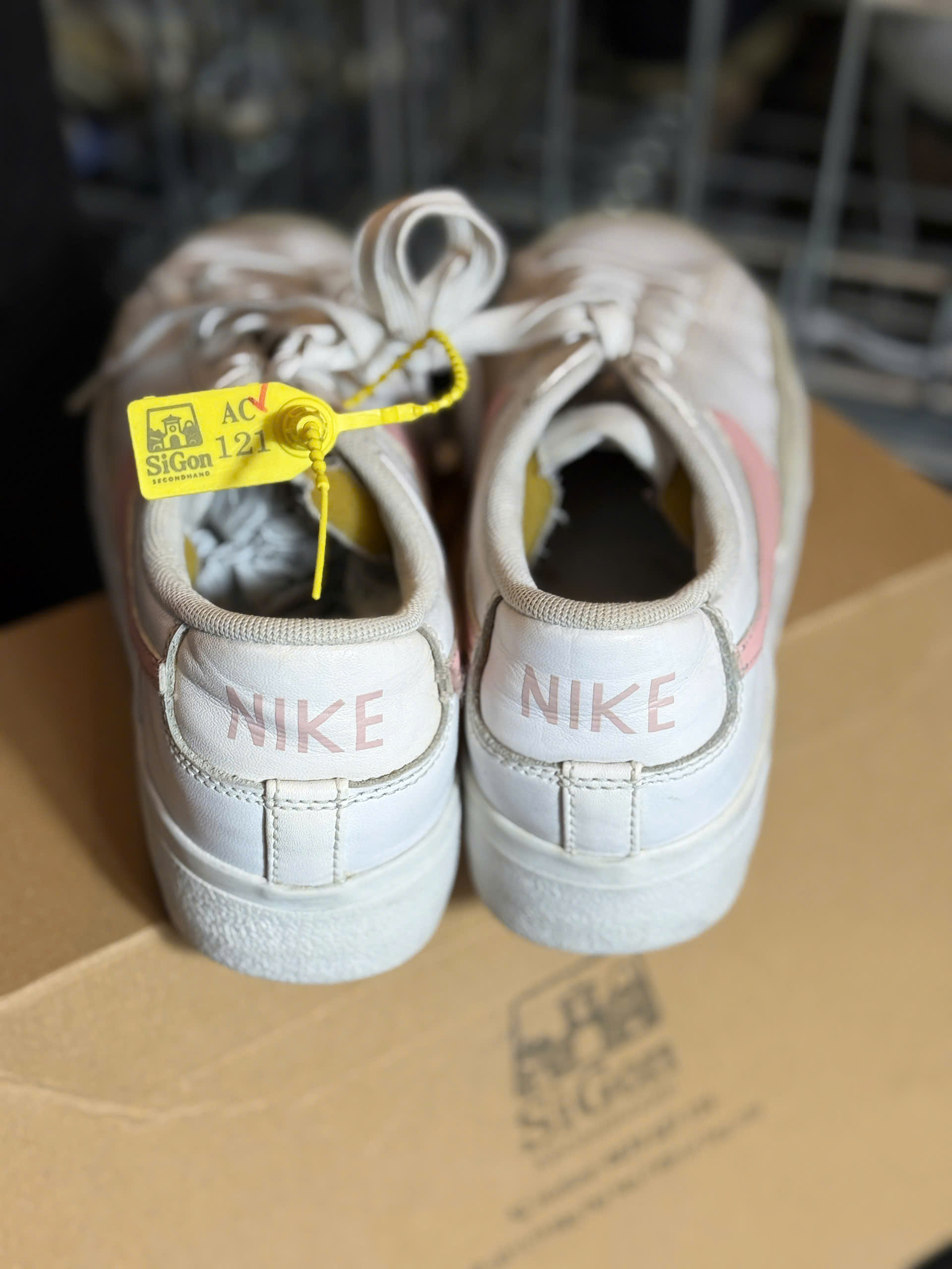 Nike Blazer Low Platform "White Pink Foam" - Size 37 - Độ mới 90% - Ảnh 2