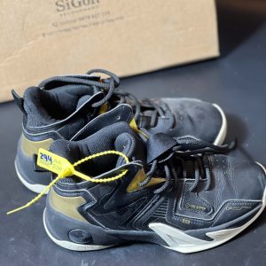 Xtep Time Jumper Mid Basketball Sneakers "Black Gold" - Size 36,5 - Độ mới 90%