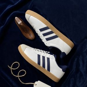 Adidas VL Court Base ‘Cloud White/Collegiate Navy’ - Size 43,5 - Độ mới 90%