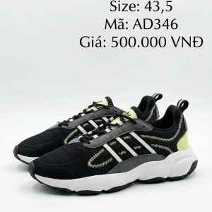 Adidas Haiwee ‘Black Metallic Grey’ - Size 43,5 - Độ mới 90%