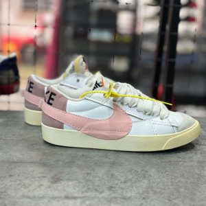 Nike WMNS Blazer Low ’77 Jumbo “White/Pink Oxford” – Size 36 – Độ mới 90%